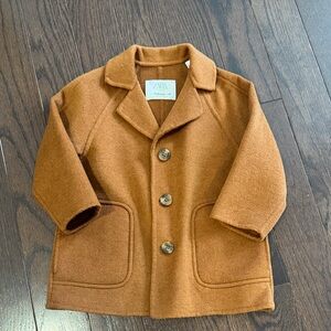 Zara Kids Brown Pea Coat